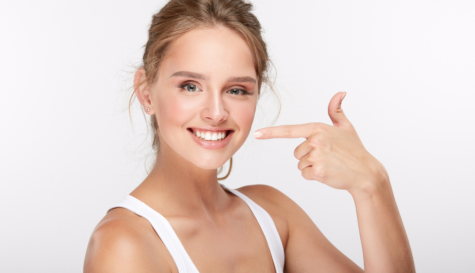 What are white spots on the teeth?